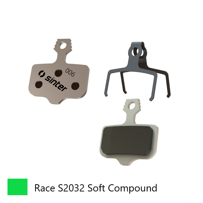 BRAKE DISC PADS - MTB & ROAD premium RACE pads (extra bite), GREEN, Avid | Sram | Trickstuff - Elixir 9, 7, 5, 3, 1 | CR | CR Mag | R | XX | XO Quality Sinter product Made in Slovenia