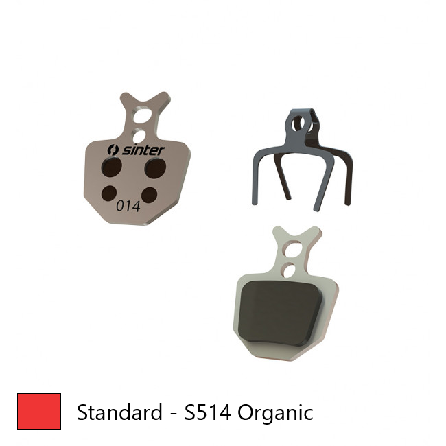 BRAKE DISC PADS - MTB Premium Standard pads, RED, Formula | ORO - Quality Sinter product Made in Slovenia