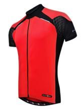 CLEARANCE - Jersey, MENS ,FUNKIER , FIRENZE /RED short sleeve, full zip, XS