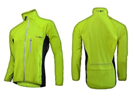 MENS STOWAWAY RAIN JACKET - FUNKIER , Lulno, Watrerproof, Yellow, Size XS