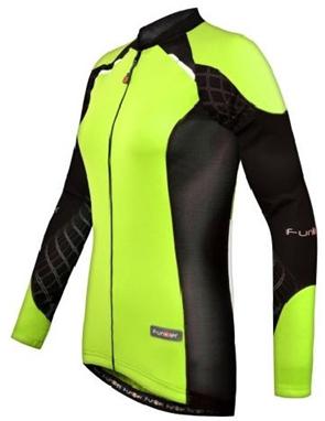 CLEARANCE - Jersey, WOMENS, FUNKIER, Winter-Weight, Long Sleeve, Yellow, XS