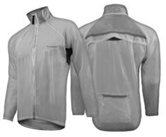 KIDS RAIN STOWAWAY JACKET - Great in the Wind Too, Funkier Lecco Transparent Size 8