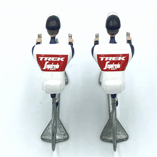 FLANDRIENS Models, 2 x Hand painted Metal Cyclists, Trek Segafredo 2020