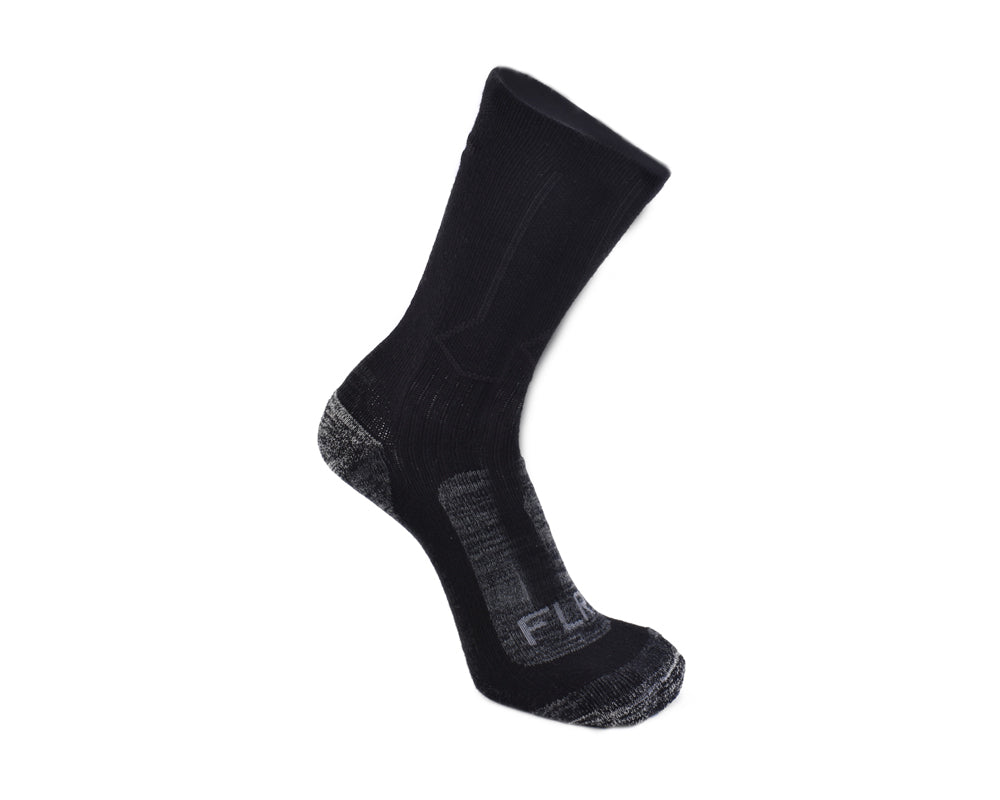 FLR Merino Wool Cycling Socks Black