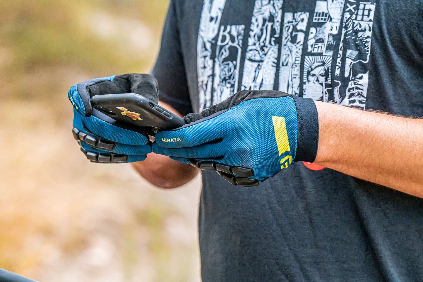 G-Form Sorata 2 Trail Glove - Storm / Green