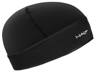 HALO SKULL CAP - One size fits all, "Halo Sweat Seal, channels sweat away" BLACK