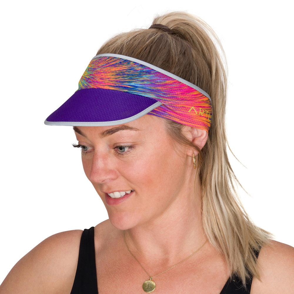 HALO ULTRALITE VISOR - one size fits all, "Halo Sweat Seal, channels sweat away" - WAVE