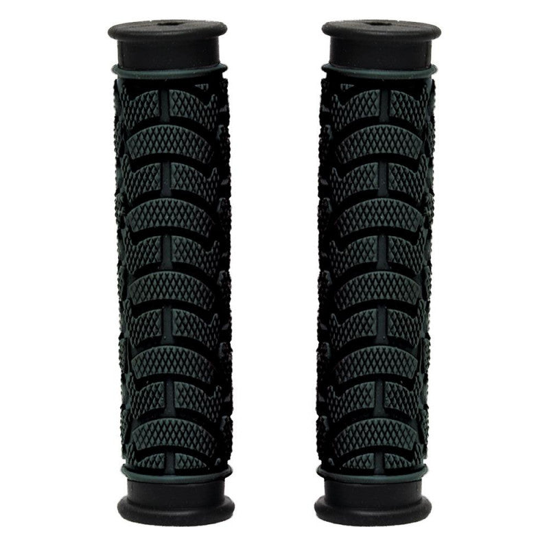 GRIPS - Dual Density MTB Grips, Closed End. 130mm BLACK - Oxford Product
