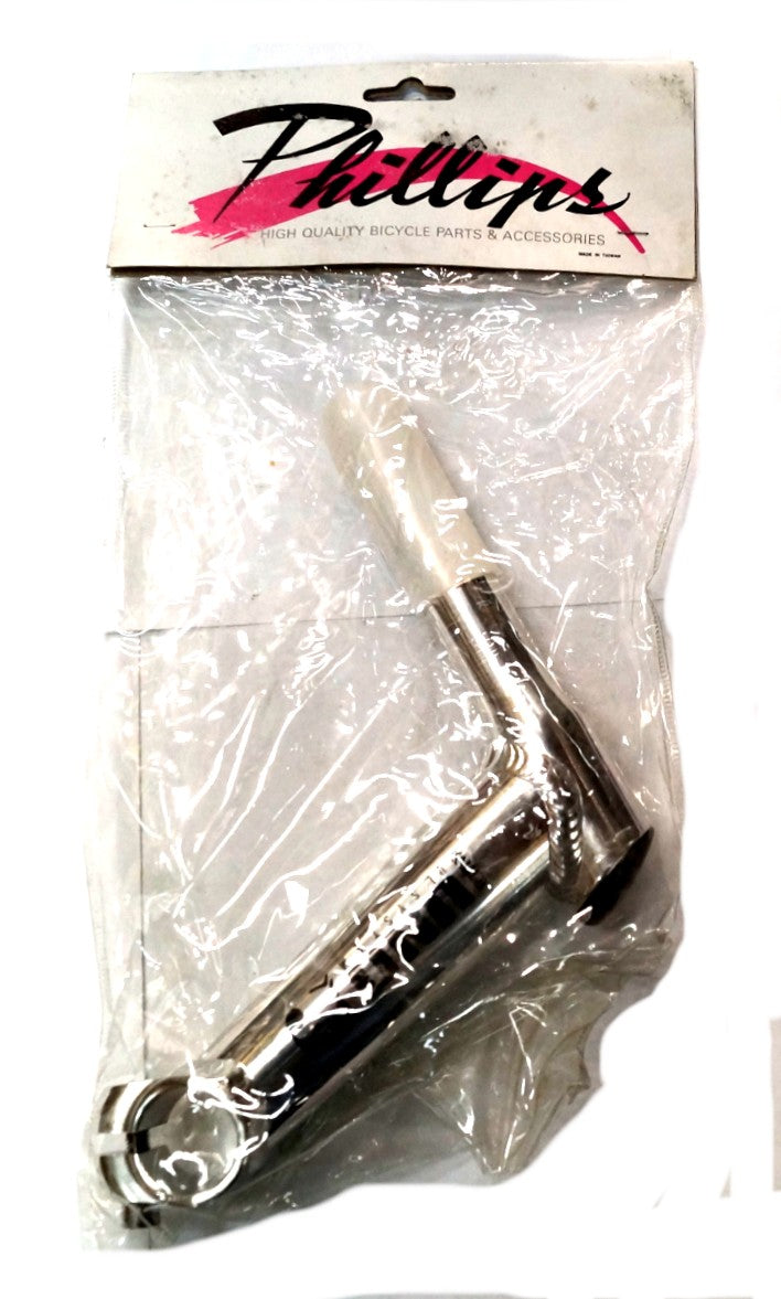 Quill Stem -- UNO - 130mm Ext, 10 Degree, 22.2mm Dia, 25.4mm BB, SILVER