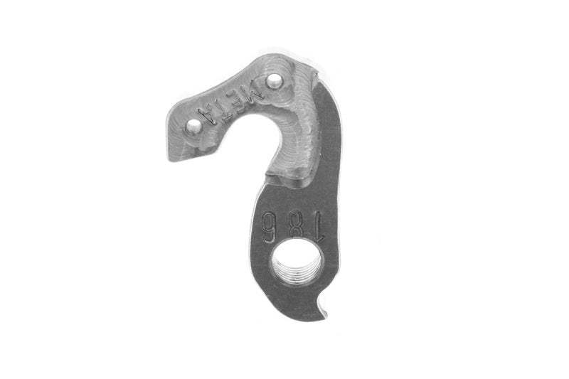 META CNC DERAILLEUR HANGER - Model 186, Material 6061 T651 Aviation Aluminium, CNC Machined, Silver, SPECIALIZED