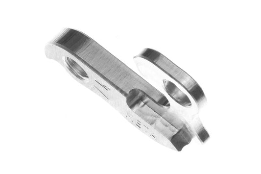 META CNC DERAILLEUR HANGER - Model 74, Material 6061 T651 Aviation Aluminium, CNC Machined, Silver, Scott