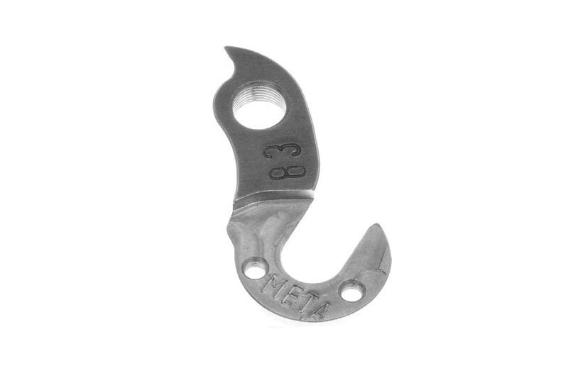 META CNC DERAILLEUR HANGER - Model 83, Material 6061 T651 Aviation Aluminium, CNC Machined, Silver, Redline, Wheeler, Foes