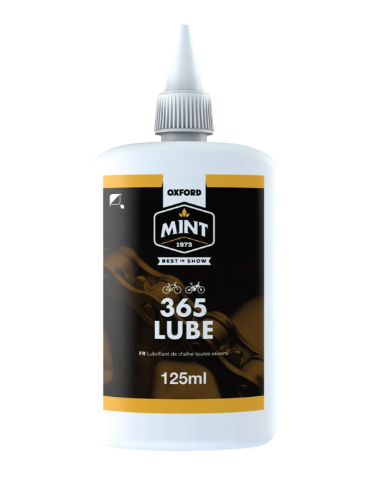 Oxford Mint 365 Lube 125ml, Biodegradeable lubricant, specially formulated lubricant to perform in dusty or wet conditions 24/7