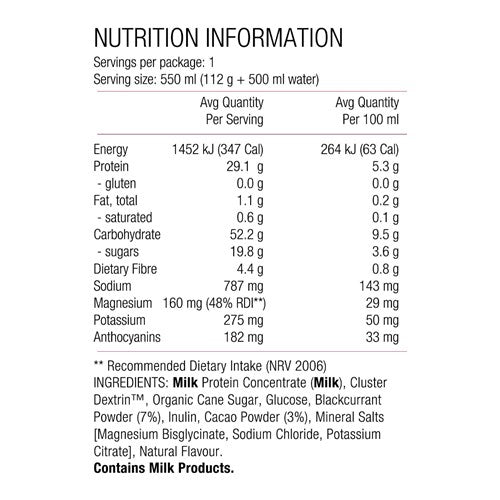 Performance + Race Recovery Pouch - Choc Berry - 672g (20)
