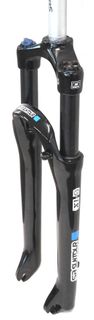 FORK 29ER, Threadless, Suntour Disc X-1 32mm RLR lock out 29er 100MM coil sprung, Q\R BLK 1 1/8 straight steerer