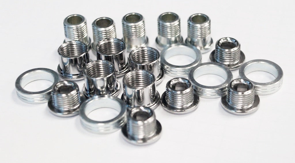 Chainring Bolt Kits, STRONGLIGHT SCREW TO FASTEN CHAINRING TO Z'LIGHT TRACK CRANKSETS - STEEL & ALU SILVER