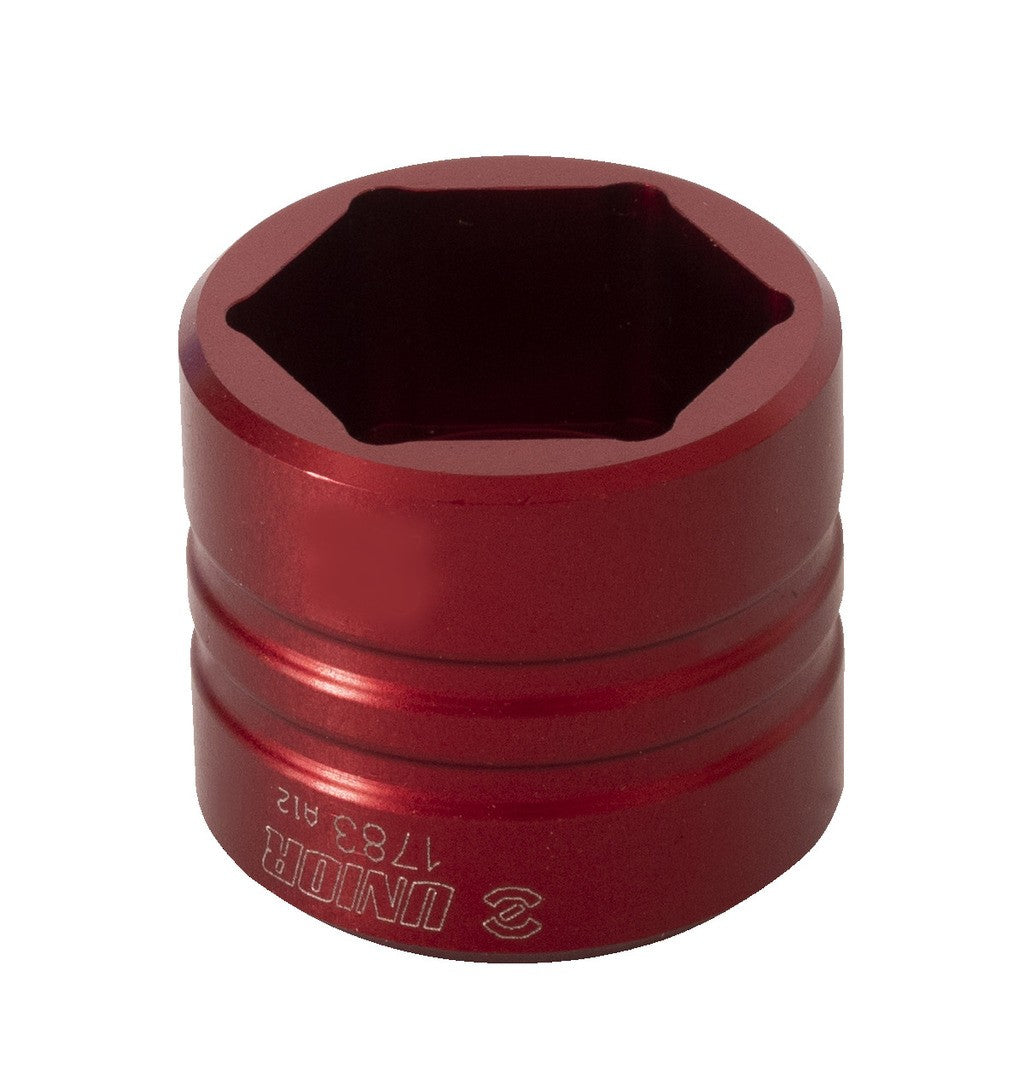 NEW ITEM - Unior Tool Flat Socket 26mm, anodized aluminium, for suspension service where the top nut has a very low profile. 629824 Professional Bicycle Tool, quality guaranteed