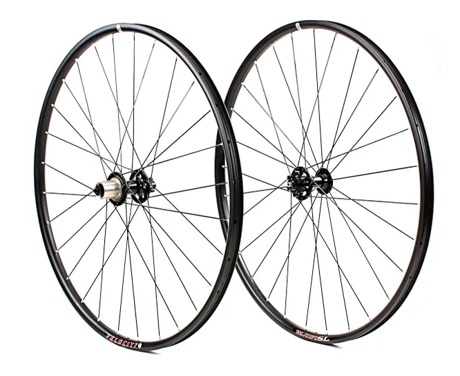 BLUNT-SL PRO 29" WHEEL SET BLACK. 32H Fr & Rr. 6 Bolt Disc. L/W ATB Fr Hub. Convertible Rr Hub