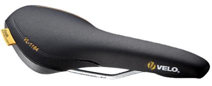 SADDLE Velo Plush, 295mm x 136mm, Aero 2, Double Density Comfort, for fast riding, Weight: 346g