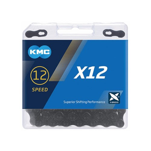 Chain - X12 12 Speed 1/2" x 11/128" 126L Black