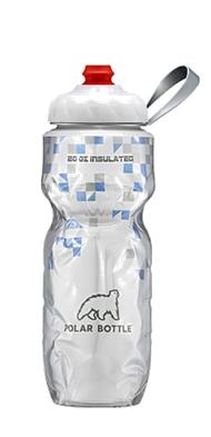 BOTTLE - BLUE BREAKAWAY Polar Insulated Water Bottle 575ml/20 oz, with Zipstream Cap (One-Way Valve),