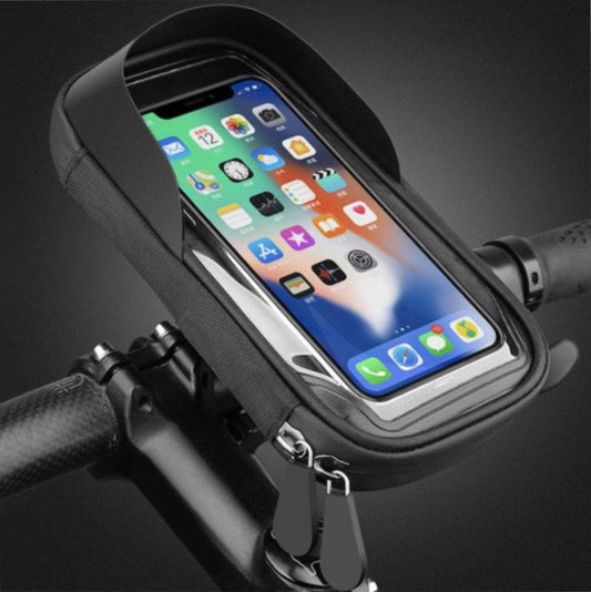 SAHOO, Universal Smart Phone Holder, Quick release handle bar mount, ziplock closure, 100% waterproof, 7" screen size