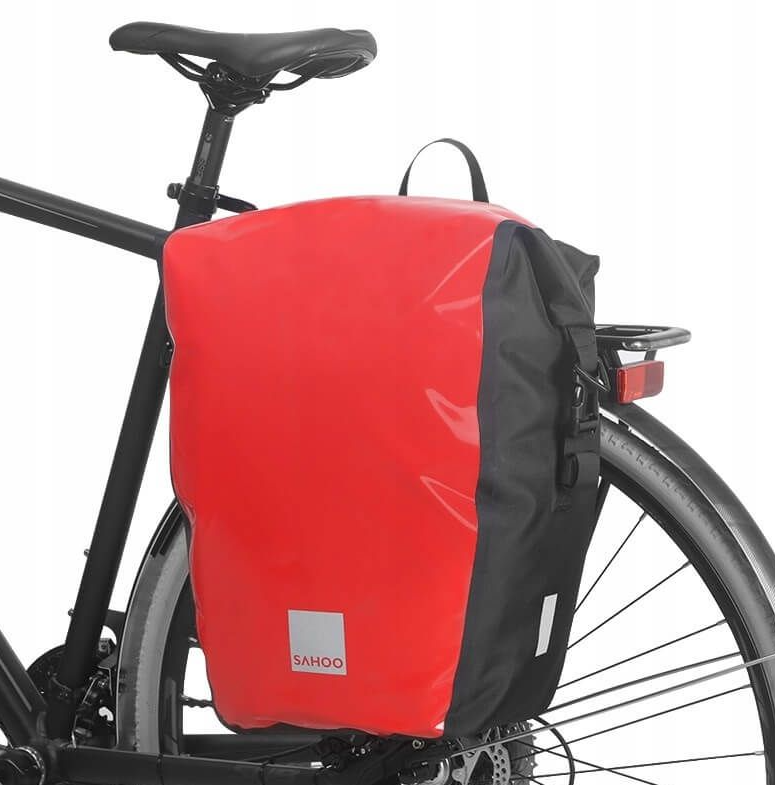 Sahoo Rear Pannier (Single) - Size 40 x 33 x 17cm  Capacity 20L - Black