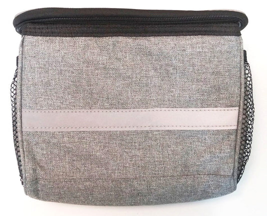 SAHOO  Handlebar bag , 3.5L vol, L23/W12/H18cm, attach, GREY