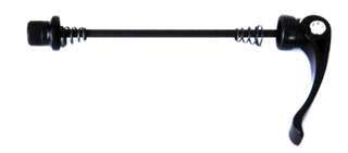 SKEWER Rear, 170mm, Q/R, Cr-mo Axle Alloy Lever, BLACK