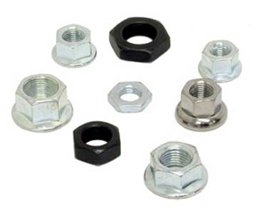 HUB NUT - For 14mm Axle Flange, Bag of 2