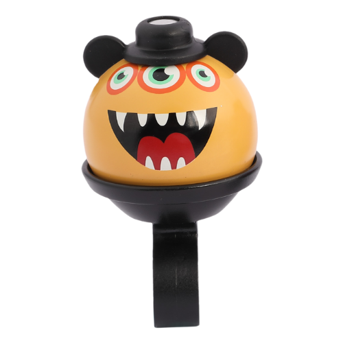 `A NEW ITEM - BELL - for dia 22.2mm H/B, hamster monster, orange, 3 eyes