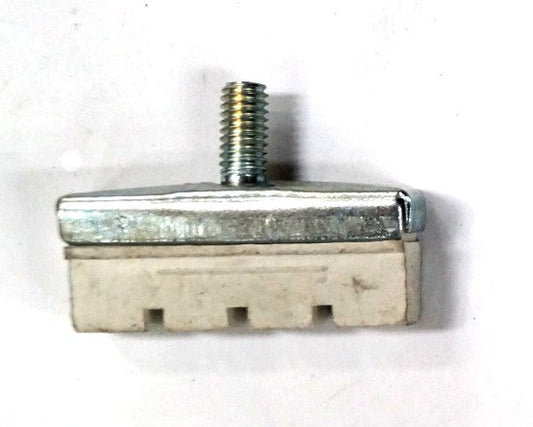 BRAKE SHOES - Caliper Brake Shoes, 8 Degrees, 40mm, WHITE W/O NUT   sold as PAIR