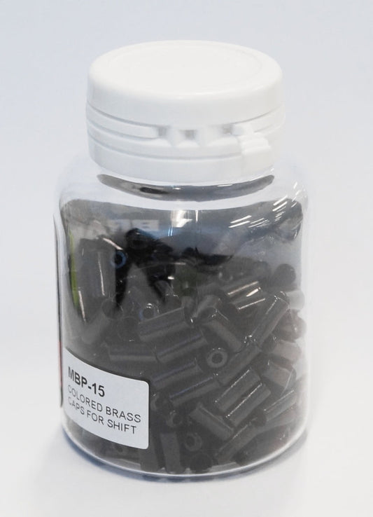 OUTER CASING END FERRULE, Brass, for DIA 4mm, BLACK, 250pcs per bottle