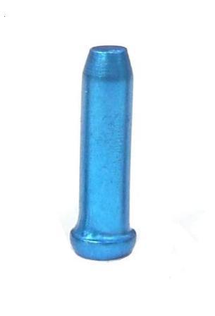 END CAP - Inner Wire End Cap, 2.3mm Inside Dia, BLUE (Bag of 50)