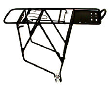 CARRIER - Rear Carrier, For 26", 700c & 29er Bikes, With Spring Bow, Fittings 15cm Long, Alloy, BLACK