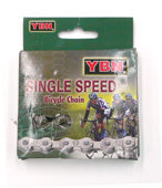CHAIN  1/2 x 1/8 x 96L, Single Speed, Nickel, SILVER (YBN S-410)