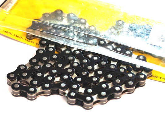 CHAIN  1/2 x 1/8 x 112L, Single Speed, Nickel, BLACK (YBN S-410)