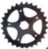 CHAIN RING 1/2 x 1/8 x 28T, for OPC 12" Bikes, with 21.4mm HEXAGON Hole to fit small BB, Steel, C.P.