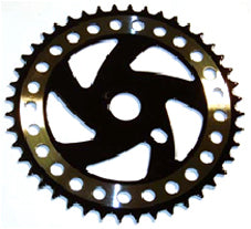 CHAIN RING 1/2 x 1/8 x 44T, Steel BLACK