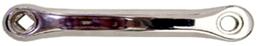 LH CRANK  175mm, Alloy - HIGH POLISHED SILVER