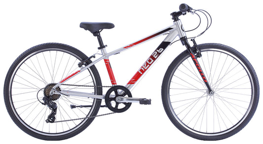 Neo+ 26 7s Boys Brushed Alloy / Black, Red Fade