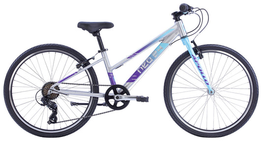 Neo+ 24 7s Girls Brushed Alloy / Ice Blue, Purple Fade