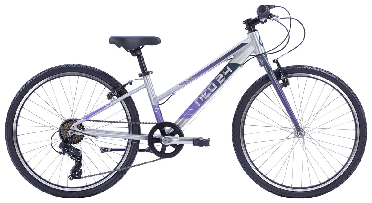 Neo+ 24 7s Girl's Brushed Alloy / Charcoal, Lavender Fade