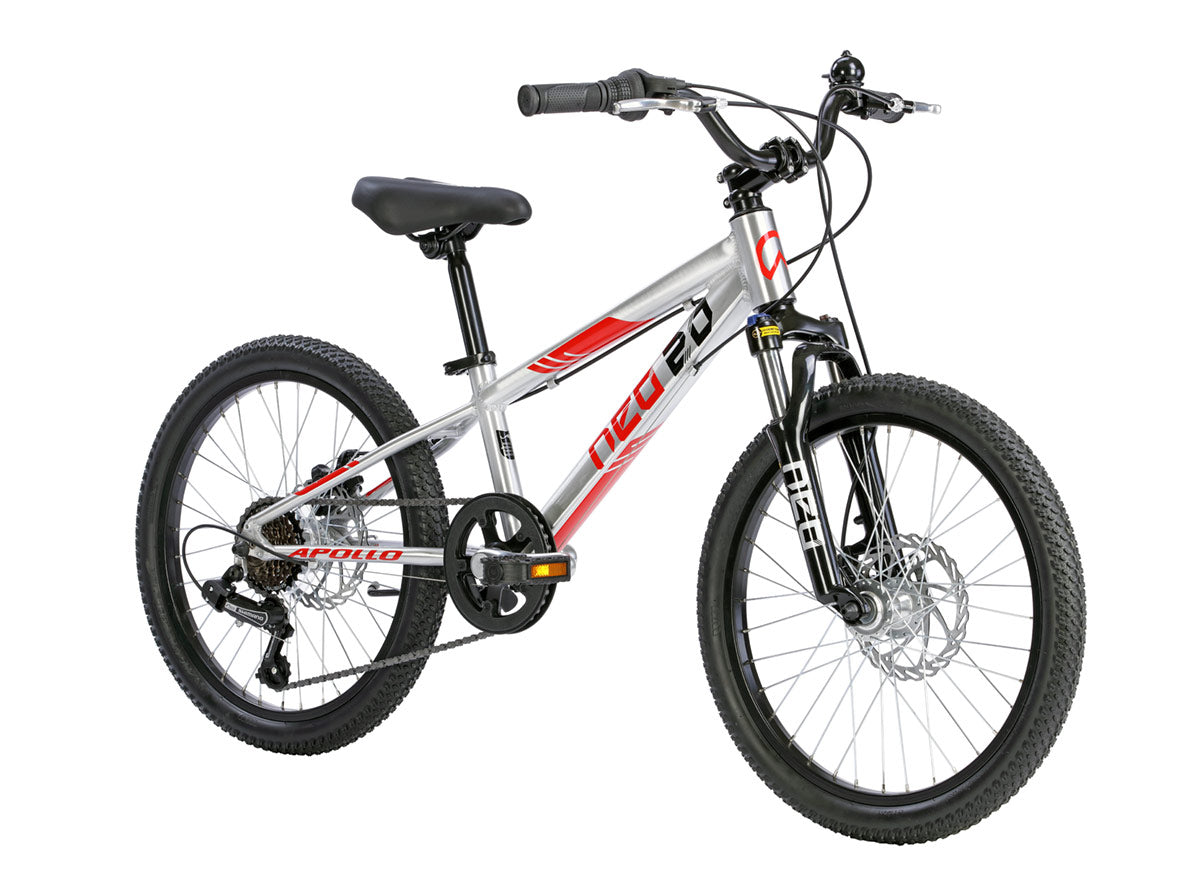 Neo Disc+ 20 6s Boys Brushed Alloy / Red / Black