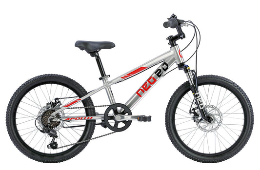Neo Disc+ 20 6s Boys Brushed Alloy / Red / Black