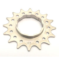 COG - For Cassette Hub, FLANGE CR-MO, 16T, 3/32, SILVER