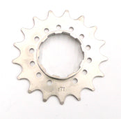 COG - For Cassette Hub, FLANGE CR-MO, 17T, 3/32, SILVER