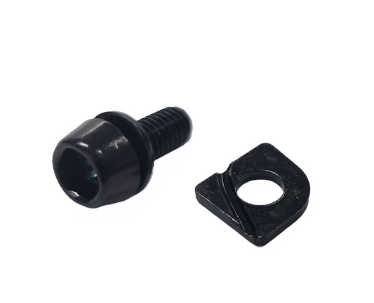Cable Anchor Bolt and Plate, for RD-M350/T350 Rear Derailleur - (Sold Individually) - Quality Tektro part