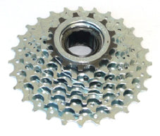SCREW ON CLUSTER - 7 Speed, 13-28T, Sunrace