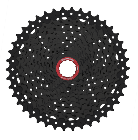 CASSETTE - 11 Speed,  XD Type,  10-42T, black chrome. Quality SUNRACE product